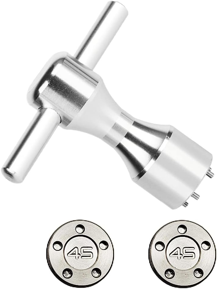 ROYMADE Golf Putter Weights for Scotty Cameron 2pcs 5g/10g/15g/20g/25g/30g/35g/40g/45g with Wrench Kit Set Compatible with Titleist Scotty Cameron Putter Newport (2pcs 45g+Wrench) - Image 5